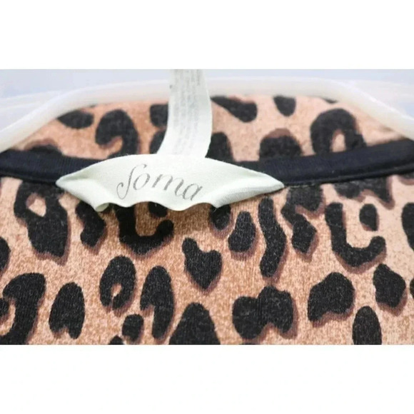 Women's Soma Pajama Set-Size Medium-3/4 Sleeves-Shorts - Picture 4 of 8